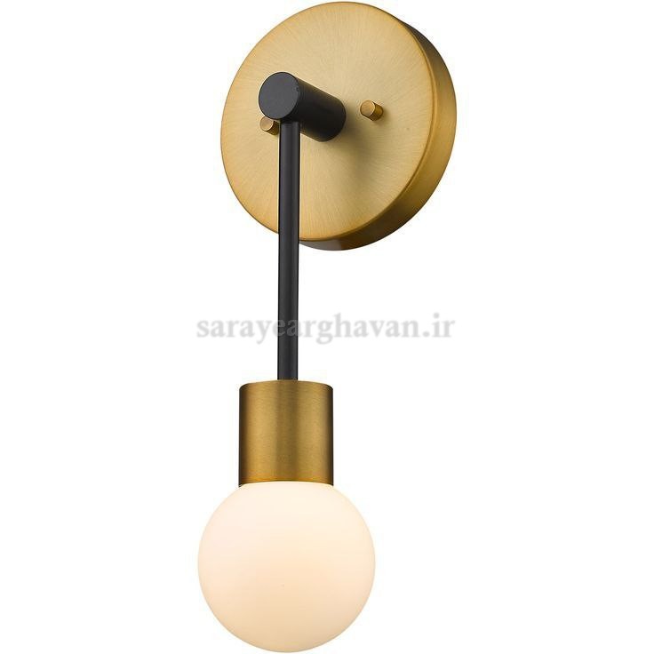 دیوارکوب(چراغ دیواری)مدرن فلزی تک شعله ، با طراحی لوکس و کاربردی  D166