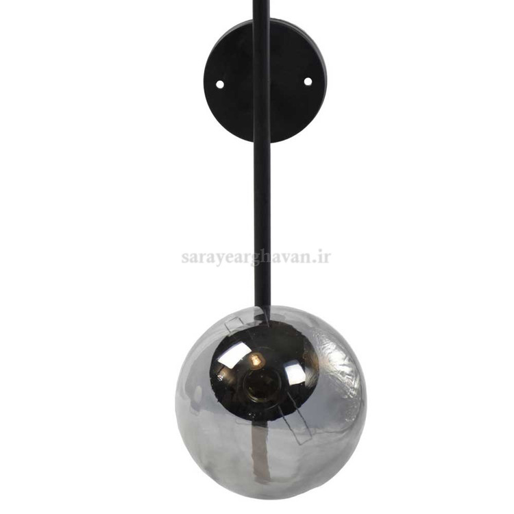 دیوارکوب(چراغ دیواری)مدرن فلزی تک شعله، ارسال با حباب D165