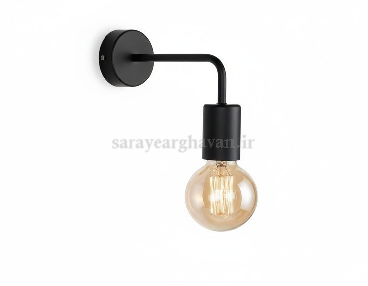 دیوارکوب(چراغ دیواری) مدرن فلزی تک شعله، با طراحی لوکس و کاربردی D154