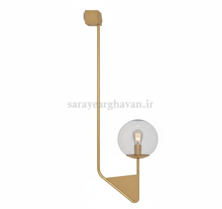 دیوارکوب(چراغ دیواری)مدرن فلزی تک شعله ، ارسال با حباب D153