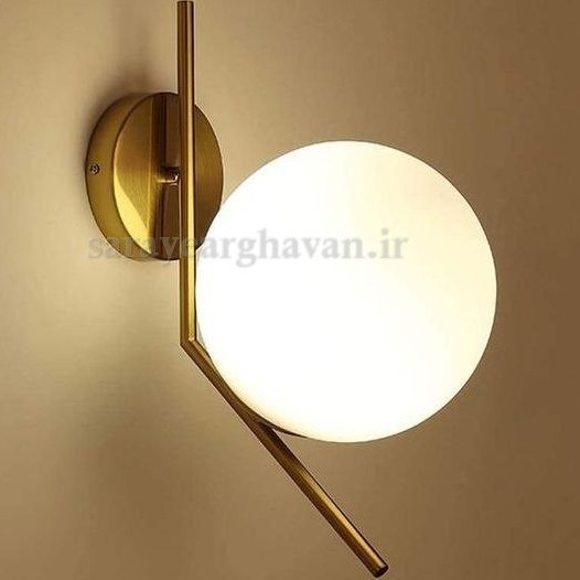 دیوارکوب(چراغ دیواری)مدرن فلزی تک شعله، ارسال با حباب  D112