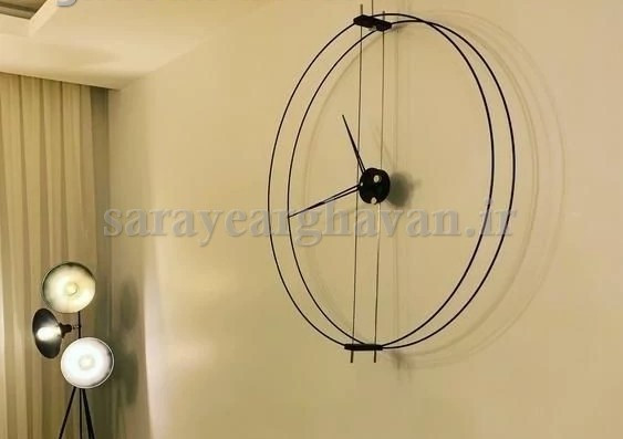 ساعت دیواری فلزی مدرن، کد H104