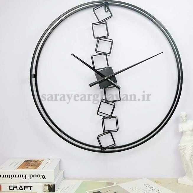 ساعت دیواری فلزی مدرن، کد H129