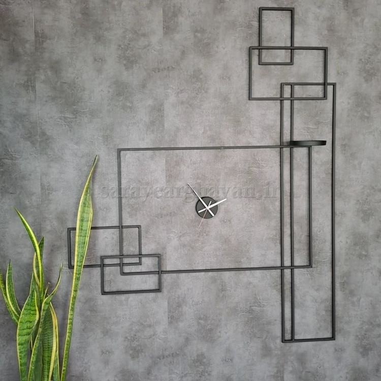 ساعت دیواری مدرن فلزی کد H135