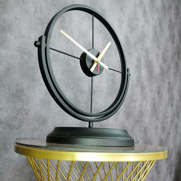 ساعت رومیزی مدرن فلزی، کد H137