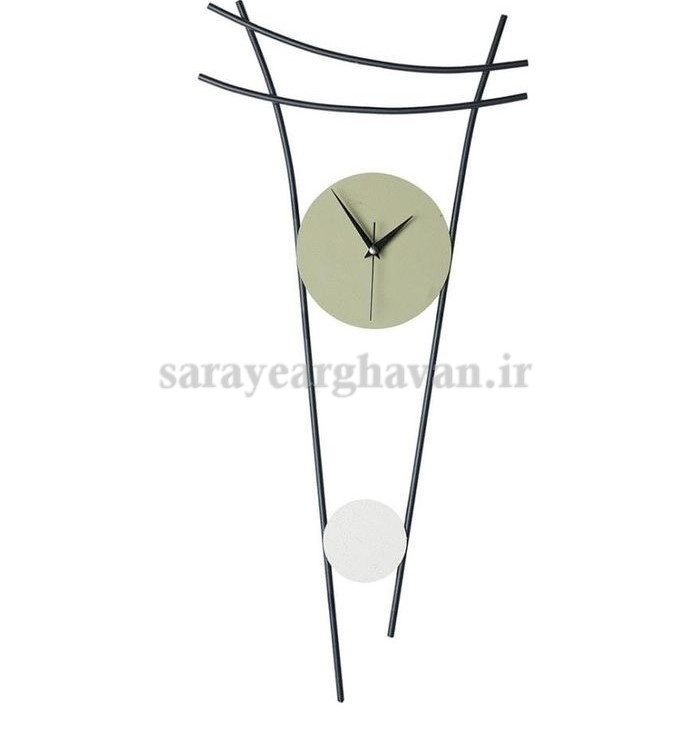 ساعت دیواری مدرن فلزی کد H139
