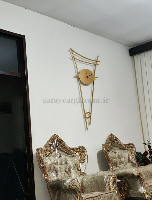 ساعت دیواری مدرن فلزی کد H139