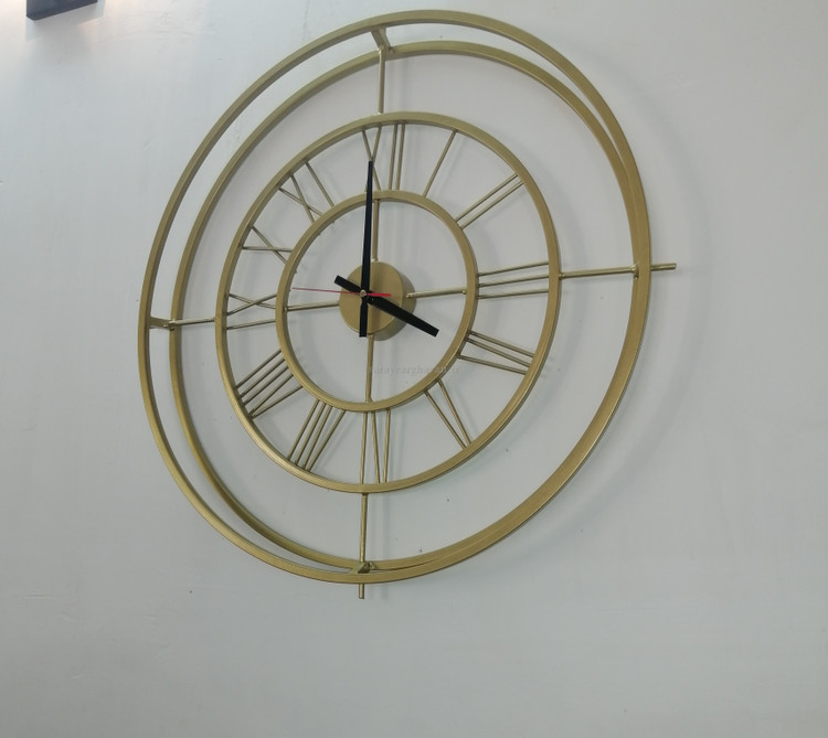 ساعت دیواری مدرن فلزی کد H148