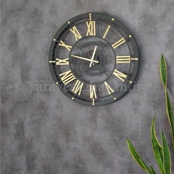 ساعت دیواری مدرن فلزی، کد H161