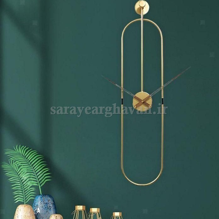ساعت دیواری مدرن فلزی کد H166