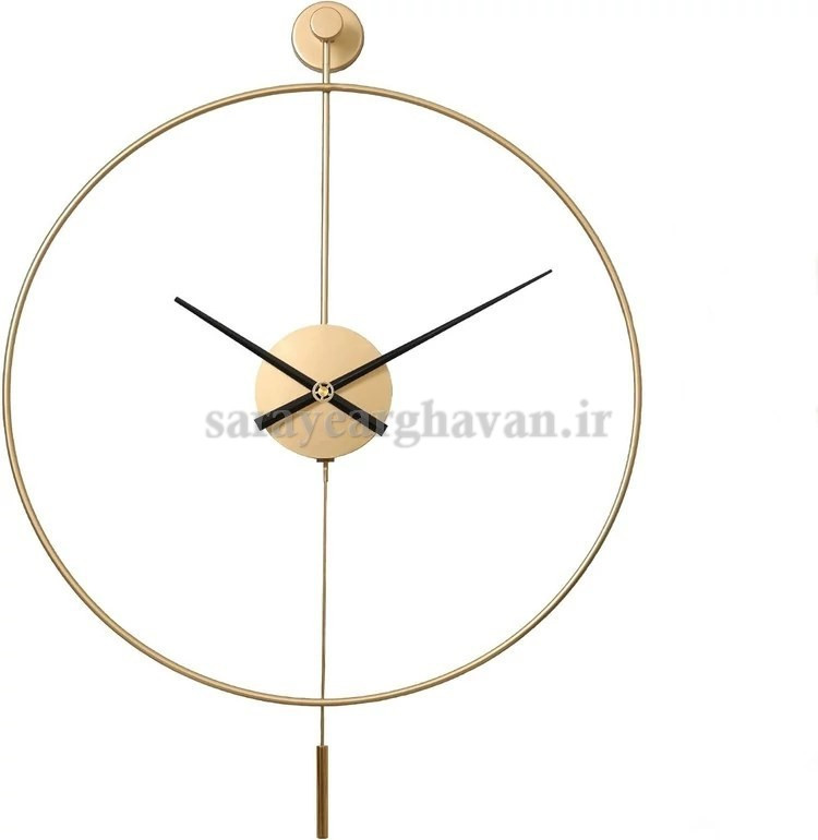 ساعت دیواری مدرن فلزی کد H178