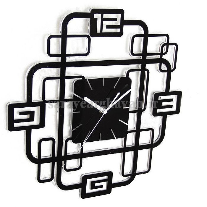 ساعت دیواری مدرن فلزی کد H269