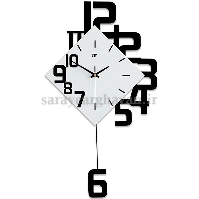 ساعت دیواری مدرن فلزی کد H281
