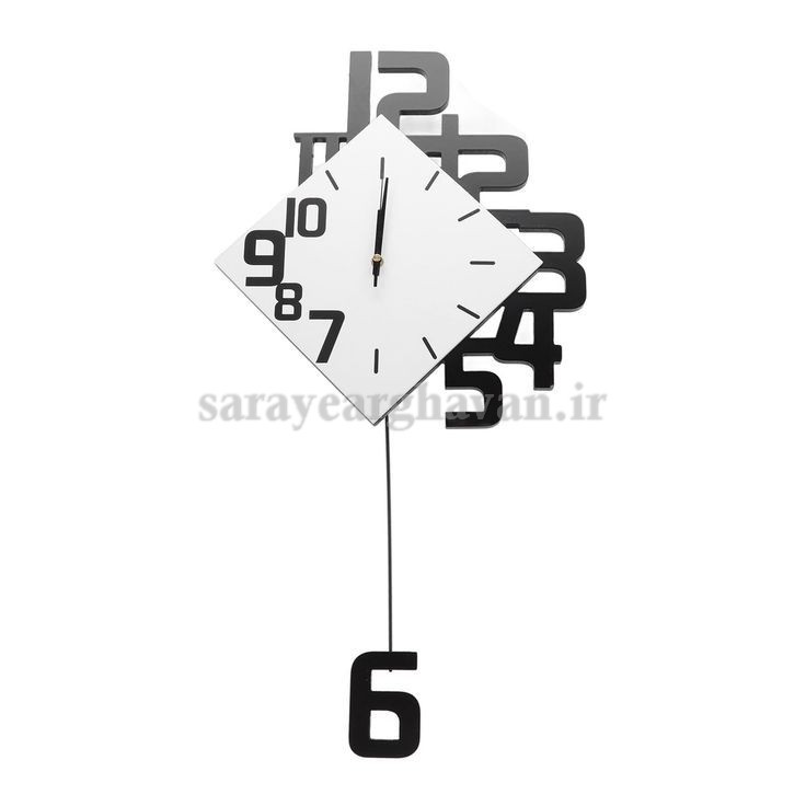 ساعت دیواری مدرن فلزی کد H281