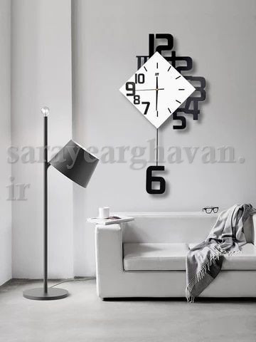 ساعت دیواری مدرن فلزی کد H281