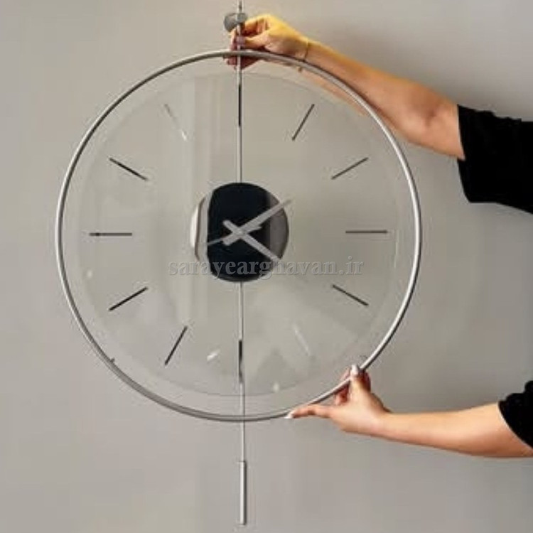 ساعت دیواری مدرن فلزی کد H329