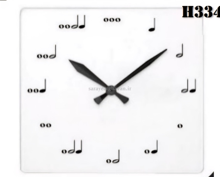 ساعت دیواری مدرن فلزی کد H334