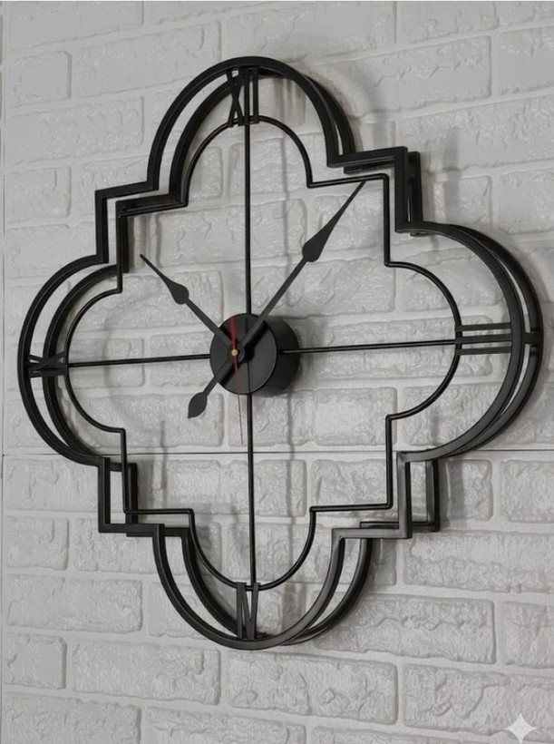 ساعت دیواری فلزی مدرن کد H102