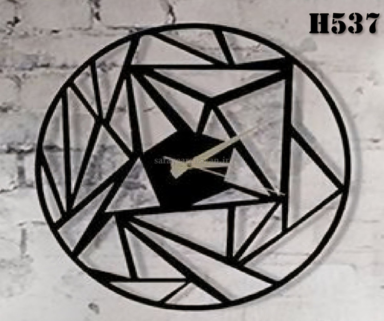 ساعت دیواری مدرن فلزی کد H537