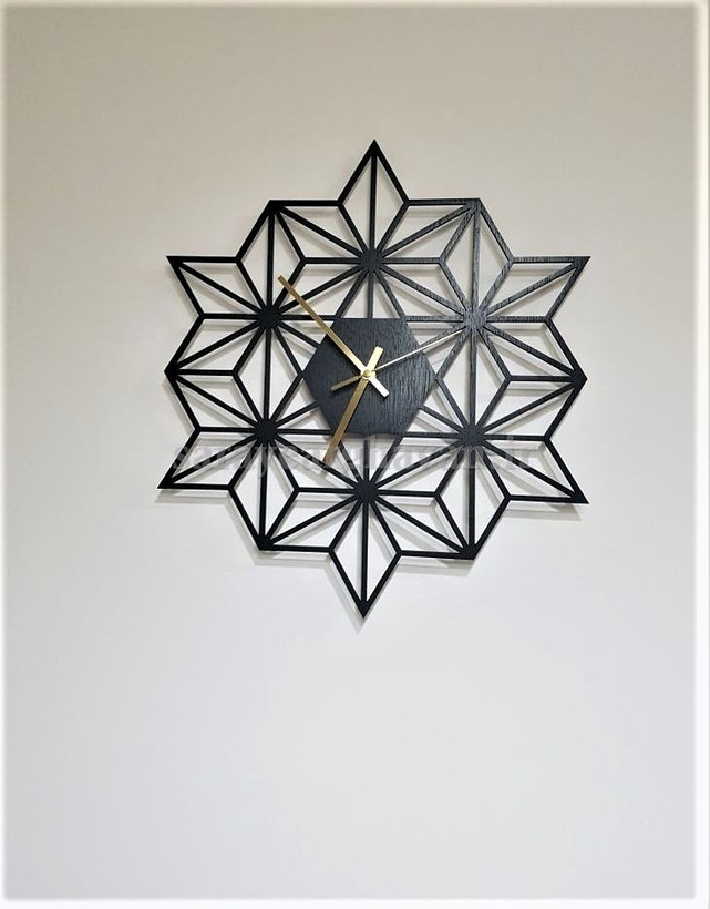 ساعت دیواری مدرن فلزی کد H573