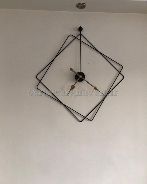 ساعت دیواری مدرن فلزی کد H164