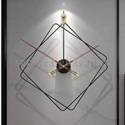 ساعت دیواری مدرن فلزی کد H164