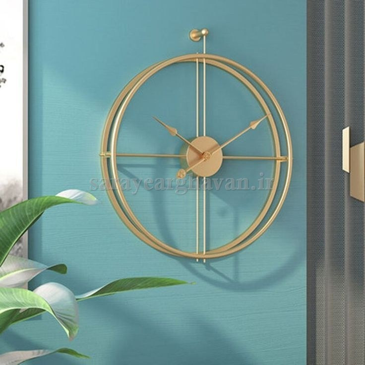 ساعت دیواری فلزی مدرن کد H101