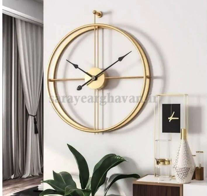ساعت دیواری فلزی مدرن کد H101
