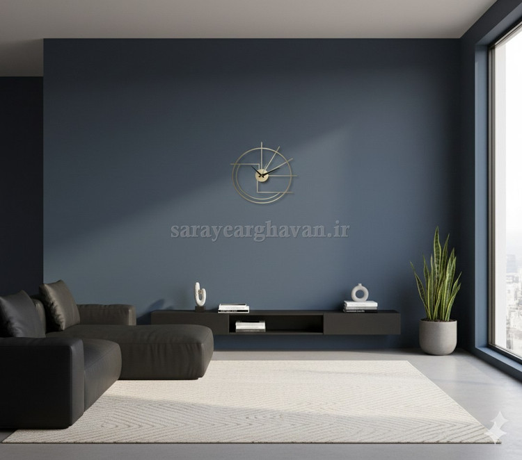 ساعت دیواری مدرن فلزی کد H176