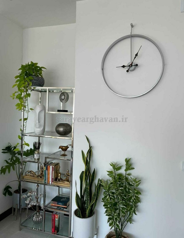 ساعت دیواری فلزی مدرن، کد H108