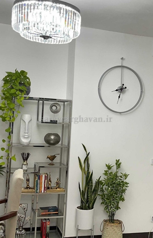 ساعت دیواری فلزی مدرن، کد H108