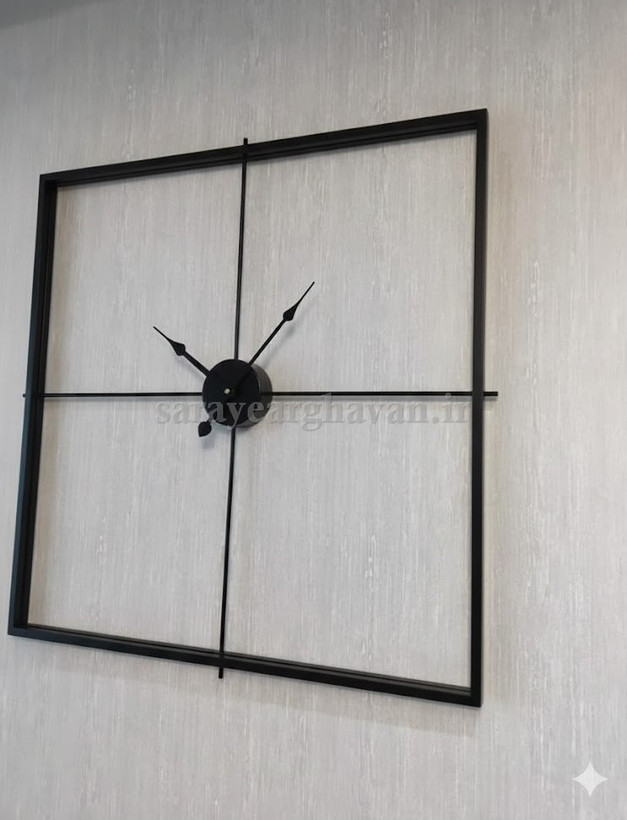 ساعت دیواری فلزی مدرن، کد H110