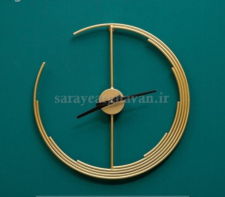 ساعت دیواری فلزی مدرن، کد H115 | خاص و منحصر به فرد