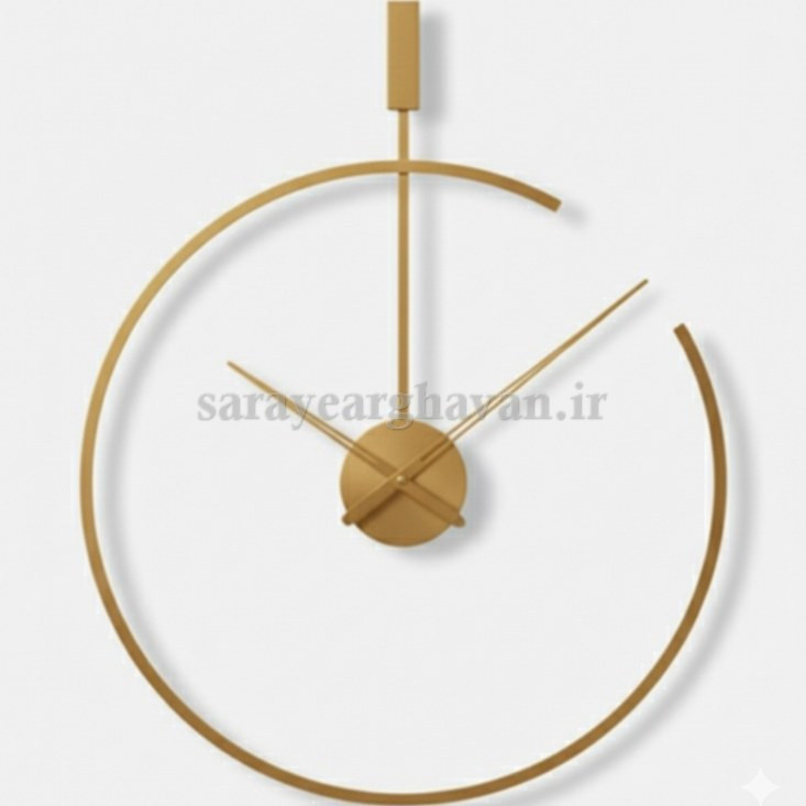 ساعت دیواری فلزی مدرن، کد H118