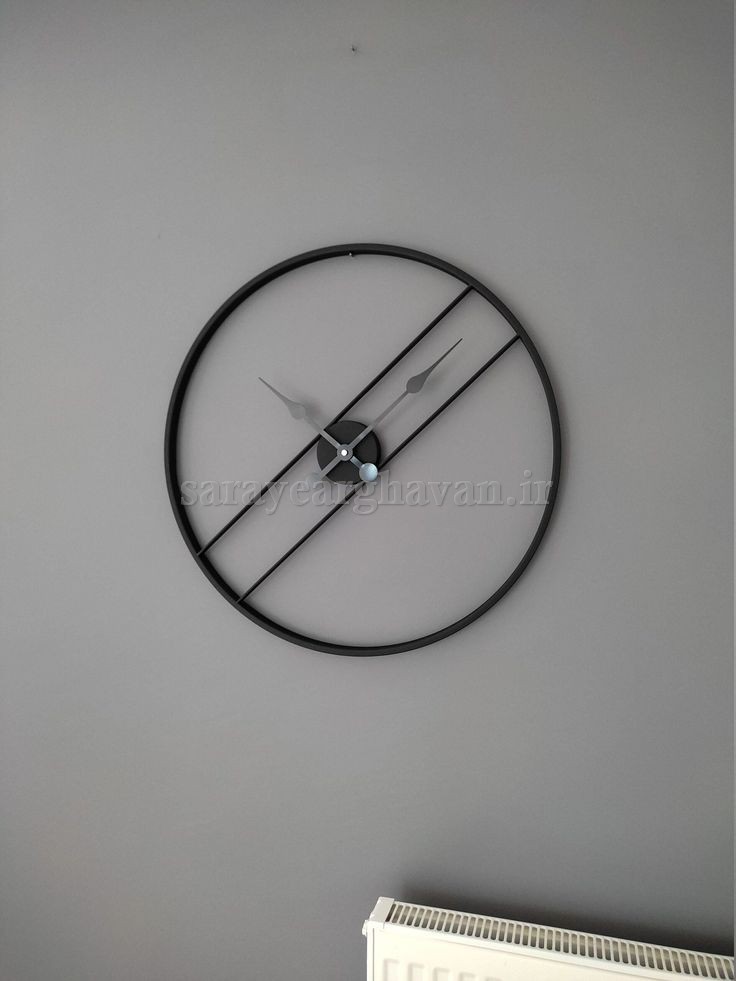 ساعت دیواری فلزی مدرن، کد H124