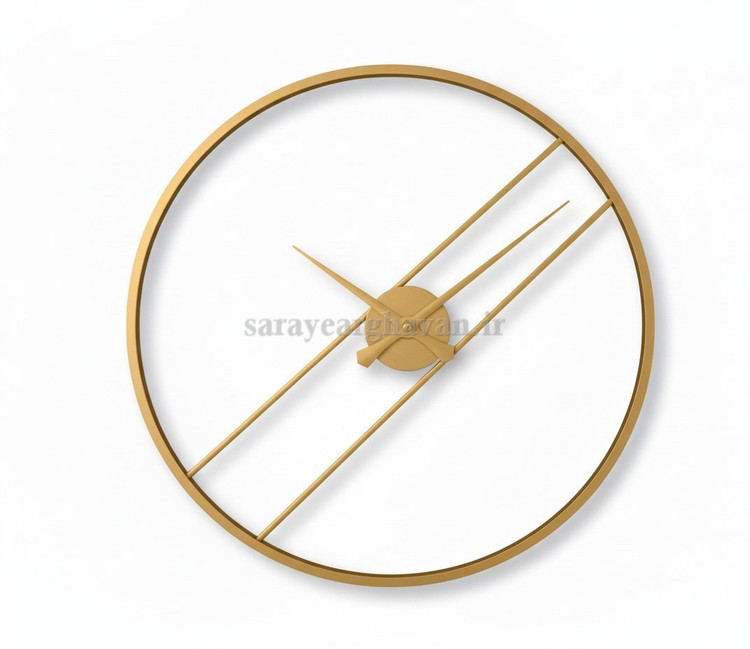 ساعت دیواری فلزی مدرن، کد H124