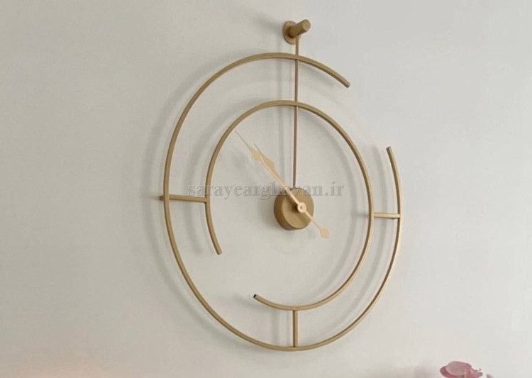 ساعت دیواری فلزی مدرن، کد H126