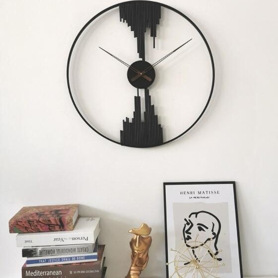 ساعت دیواری فلزی مدرن، کد H120