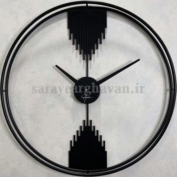 ساعت دیواری فلزی مدرن، کد H120
