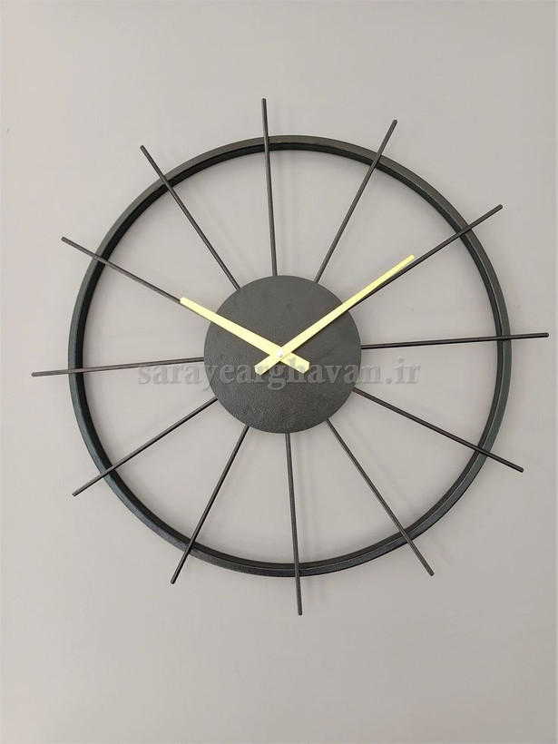 ساعت دیواری فلزی مدرن، کد H131
