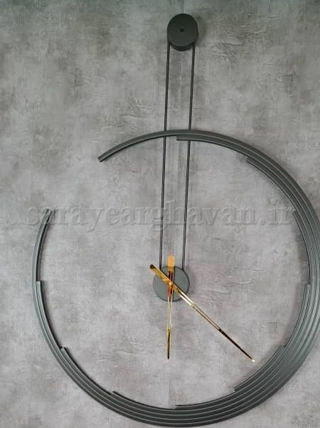 ساعت دیواری مدرن فلزی، کد H132