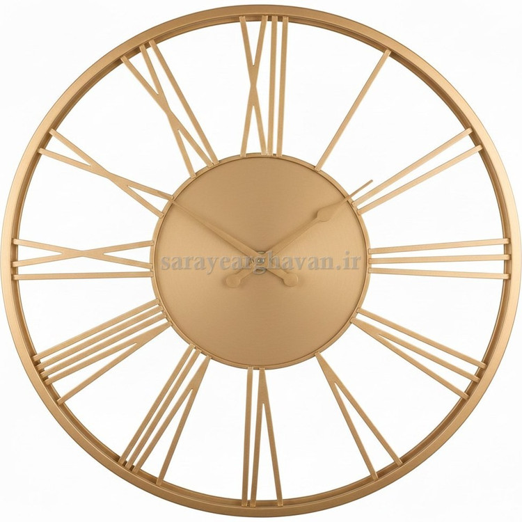 ساعت دیواری مدرن فلزی کد H136