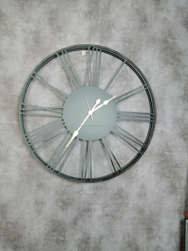 ساعت دیواری مدرن فلزی کد H136
