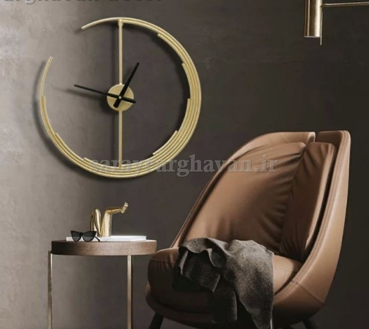 ساعت دیواری مدرن فلزی کد H150