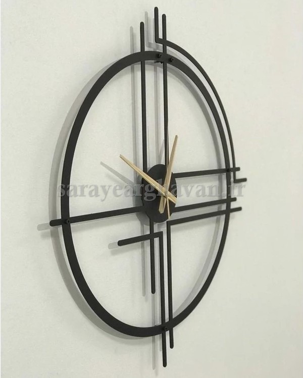 ساعت دیواری فلزی مدرن، کد H117