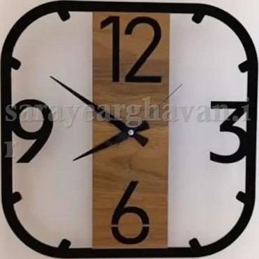 ساعت دیواری مدرن فلزی کد H394