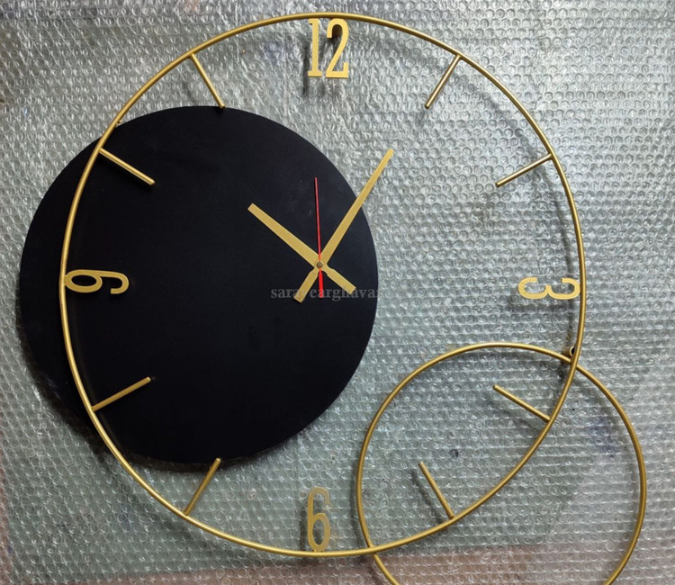 ساعت دیواری مدرن فلزی کد H424