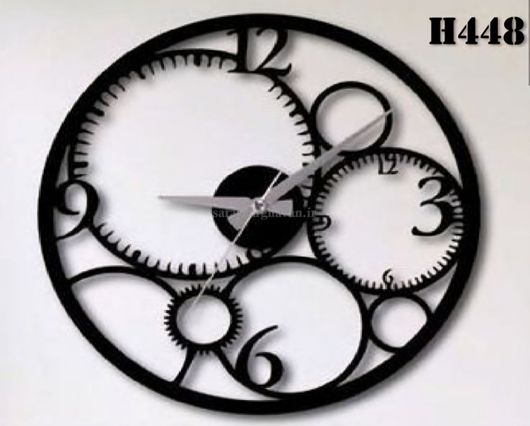 ساعت دیواری مدرن فلزی کد H448