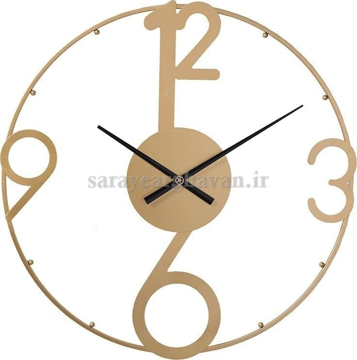 ساعت دیواری مدرن فلزی کد H432