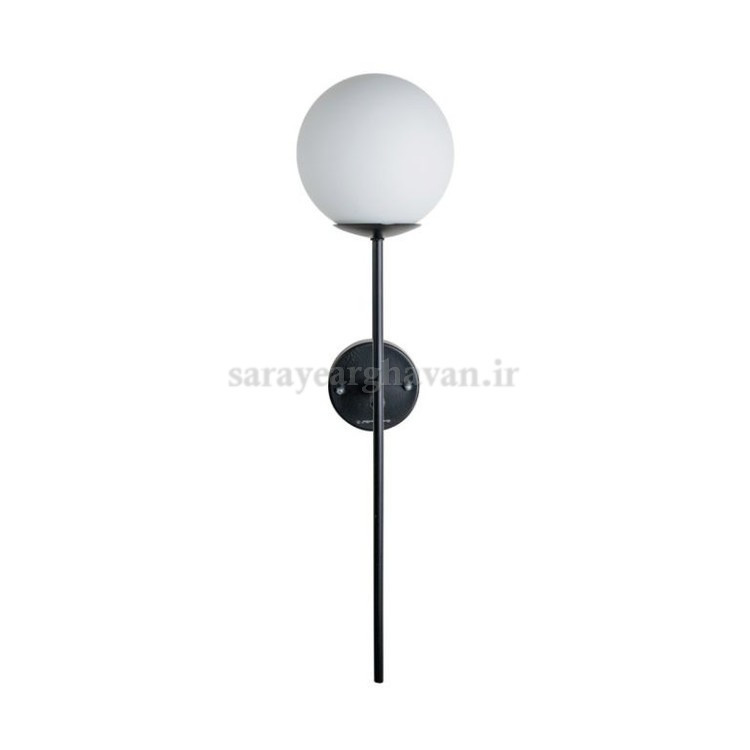 دیوارکوب(چراغ دیواری)مدرن فلزی تک شعله، ارسال با حباب D120